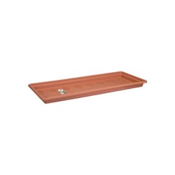 ELHO Soucoupe pour jardiniere Green Basics 100 - Terre cuite doux - XXL - Ext...