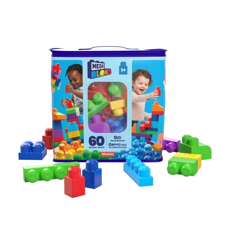 Mega Bloks - Sac Medium Classique 60 briques - Briques de