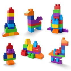 Mega Bloks - Sac Medium Classique 60 briques - Briques de
