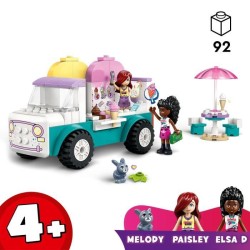 LEGO Friends 42644 Le camion de glaces de Heartlake City - Jeu de constructio...