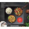 Batterie de cuisine - Tous feux dont induction - Arthur Martin - AM0530 - Alu...