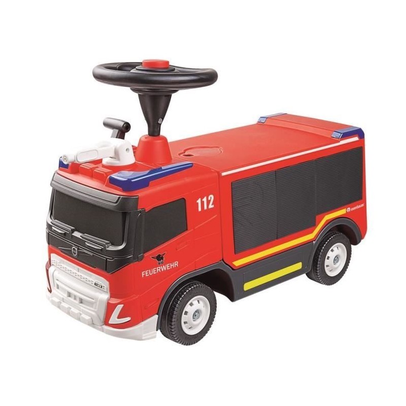 Smoby - Big Camion de Pompier lance a eau - Volant avec klaxon - Fonction lan...