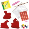 Moulage et peinture - SES CREATIVE - Hobby Pink - 3 chevaux - 3