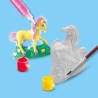 Moulage et peinture - SES CREATIVE - Hobby Pink - 3 chevaux - 3