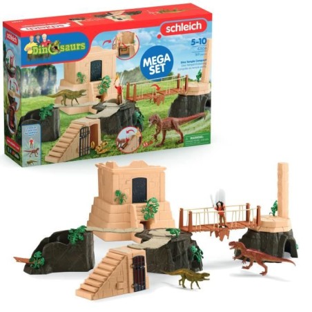 Grande Conquete du temple perdu, Playset figurines, SCHLEICH 42656 Dinosaurs,...