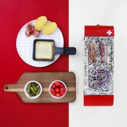 Appareil a raclette HKoeNIG - RP2 - Jusqu'a  2 personnes - Plaque de granit -...