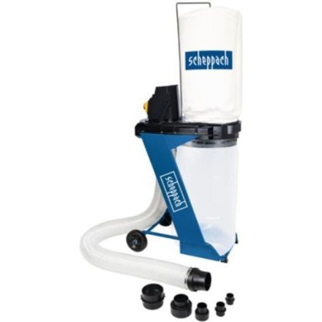 Aspirateur d'atelier de 75L - SCHEPPACH - DC500 - 550W - 1150 m³/h - 6 adapta...