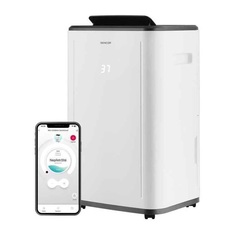 Déshumidificateur mobile intelligent - SENCOR - SDH 2028WH - 360 W - 20 L/jou...