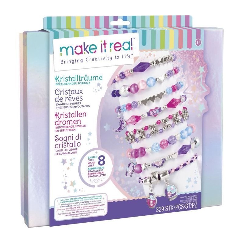 Coffret Bijoux Cristaux De Reve Envoutants - Make It Real - Fabrication de bi...