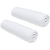Lot de 2 draps housses TODAY Essential - 160 x 200 cm - 2 personnes - 100% Co...