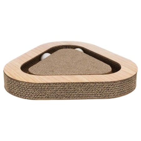 Griffoir carton avec balles - TRIXIE - 36 x 5 x 36 cm / Gris