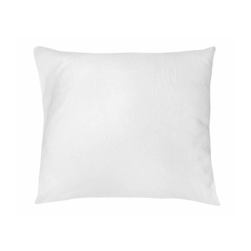 TOISON D'OR - Protection oreiller - Cumin - 100% coton - 65x65cm - Blanc