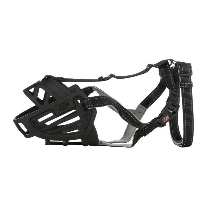 Museliere - TRIXIE - Muzzle Flex - Caoutchouc - Taille M/L - Noir