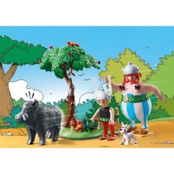 PLAYMOBIL 71160 Astérix La chasse au sanglier, avec Astérix, Obélix et Idéfix...