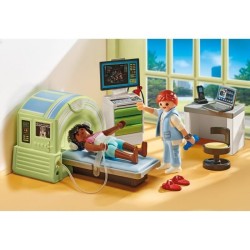 PLAYMOBIL 71618 Scanner médical avec patiente, City Life, L'Hôpital, 29 piece...