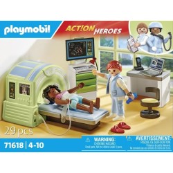 PLAYMOBIL 71618 Scanner médical avec patiente, City Life, L'Hôpital, 29 piece...
