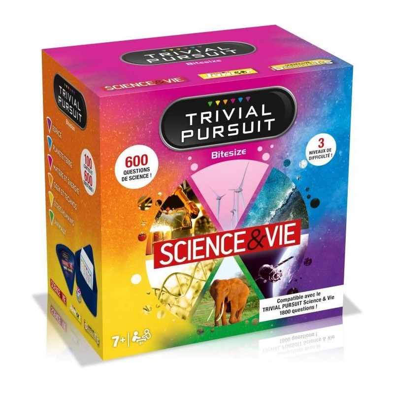 Trivial Pursuit Voyage Science & Vie - Jeu de société - WINNING MOVES - Trivi...