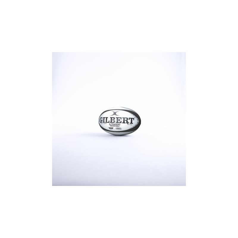 Ballon de rugby d'entrainement - GTR4000 - Noir - GILBERT - Taille 4