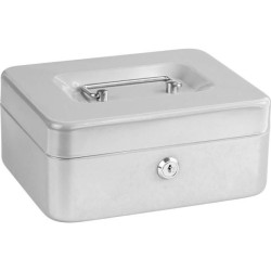 Caissette a monnaie - BURG WACHTER - Money 5020 Light Grey - Ouverture a clé,...