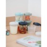 BÉABA - Lot 6 Portions Clip - 2eme Age - 250ml - 100% Hermetique - Empilables