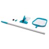 Kit d Entretien Piscines - Intex - Perche télescopique, aspirateur et épuisette