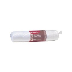 BLANREVE Traversin en coton - 160 cm - Blanc