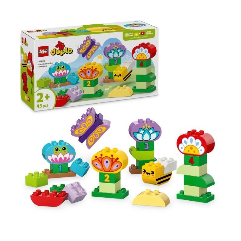 LEGO DUPLO Ma ville 10444 Le jardin créatif et les fleurs - Jeu de constructi...