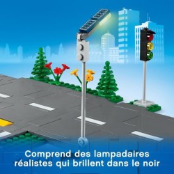 LEGO City 60304 Intersection a assembler, Jeu construction ville avec panneau...