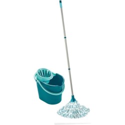Set lave sol avec seau essoreur Leifheit  Classic 56792, balai a franges en v...