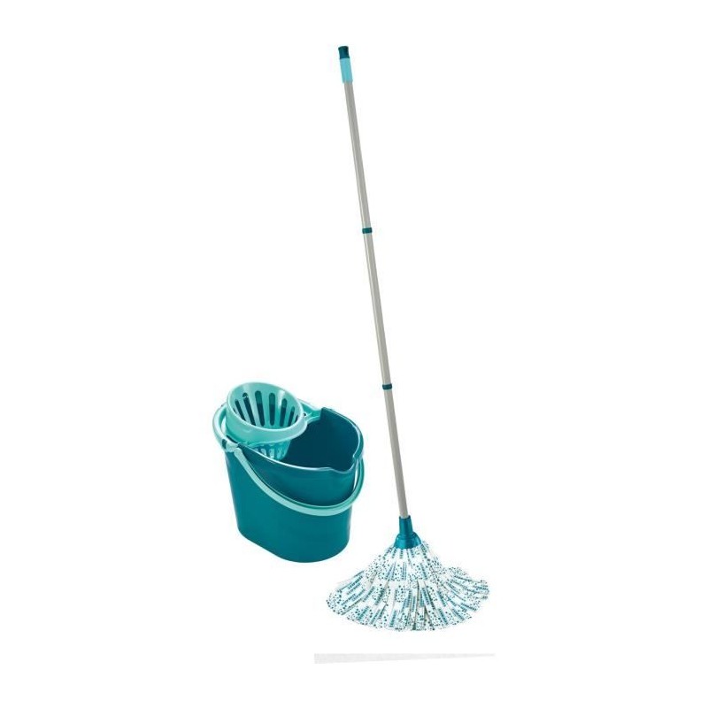 Set lave sol avec seau essoreur Leifheit  Classic 56792, balai a franges en v...