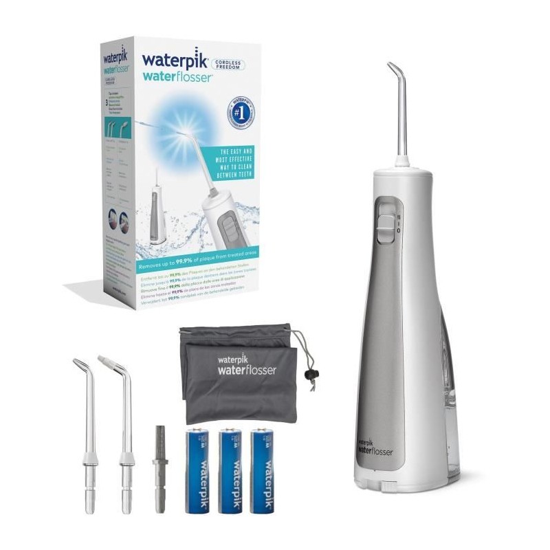 Jet Dentaire - WATERPIK - WF-03 Freedom - Sans Fil - Portable - 2 Niveaux de ...