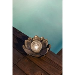 Nénuphar solaire - GALIX - 25 cm - 7 Lumens - 8 heures d'éclairage - Interrup...