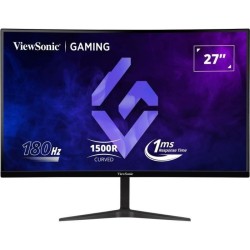 Ecran PC Gamer Incurvé - VIEWSONIC VX2718 - PC - MHD - 27 FHD - Dalle VA - 1 ...