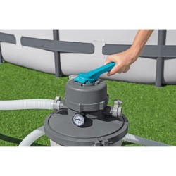 Filtre a sable / pompe de filtration pour piscine jusqu'a 18 m3- Bestway - 3 ...