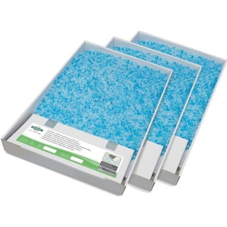 PETSAFE LOT de 3 Litiere de rechange Scoopfree Cristal Premium - Pour chat
