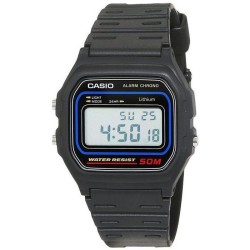 CASIO Montre Chronographe W-59-1VQES  Femme