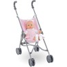 Accessoire poupon - COROLLE - Poussette canne rose pour poupon 30, 36