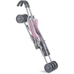 Accessoire poupon - COROLLE - Poussette canne rose pour poupon 30, 36
