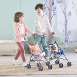 Accessoire poupon - COROLLE - Poussette canne rose pour poupon 30, 36