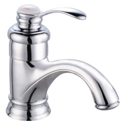 Mitigeur lavabo ROUSSEAU BYRON chromé - cartouche céramique Ø 4 cm - aérateur...