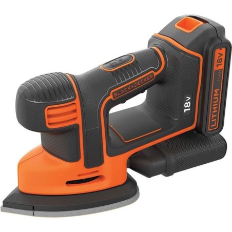 Ponceuse de détail sans fil - BLACK+DECKER  - BDCDS18N-XJ - 18V - 6 abrasifs ...