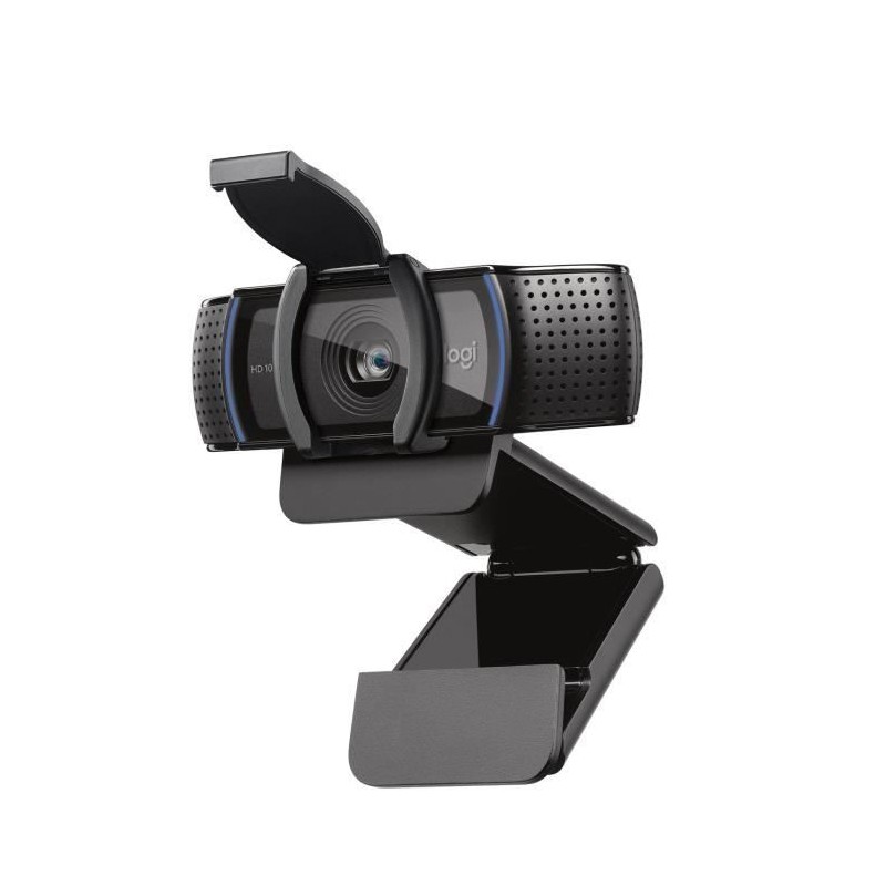 Webcam - Full HD 1080p - Logitech - C920 S - Microphone intégré
