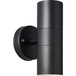 Applique murale extérieure JANDY 2L noir métal/verre - BRILLIANT - GU10 max 1...