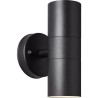 Applique murale extérieure JANDY 2L noir métal/verre - BRILLIANT - GU10 max 1...