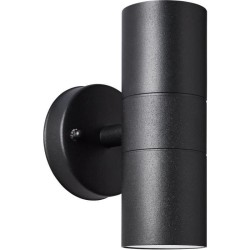 Applique murale extérieure JANDY 2L noir métal/verre - BRILLIANT - GU10 max 1...