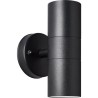 Applique murale extérieure JANDY 2L noir métal/verre - BRILLIANT - GU10 max 1...