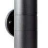 Applique murale extérieure JANDY 2L noir métal/verre - BRILLIANT - GU10 max 1...