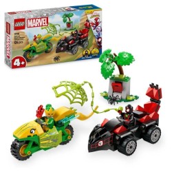 LEGO Marvel 11198 Course-poursuite entre Spin et Electro en dino-véhicules - ...