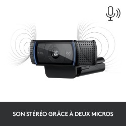 Webcam - Full HD 1080p - Logitech - C920 S - Microphone intégré