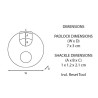 Cadenas Disque Excell en acier inoxydable 70mm - Master Lock M40EURDNUM